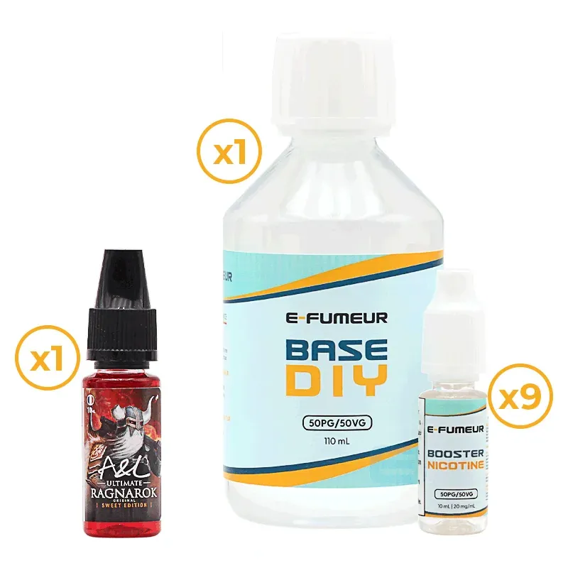 Pack DIY Ragnarok 210 mL - A&L Ultimate — Nicotine: 9 mg