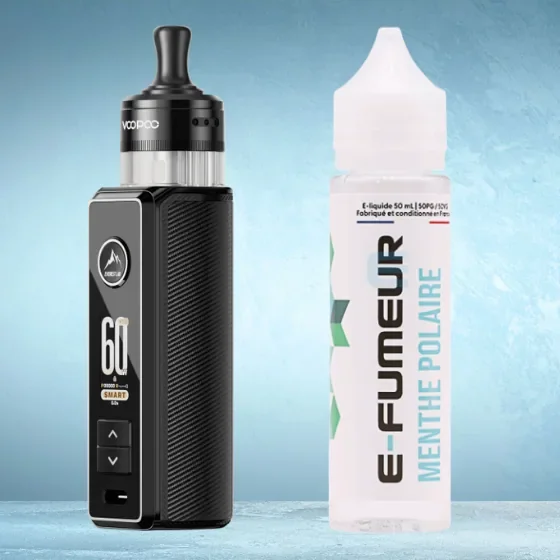 Pack Drag S3 - Voopoo X E-Fumeur — Nicotine: 3 mg