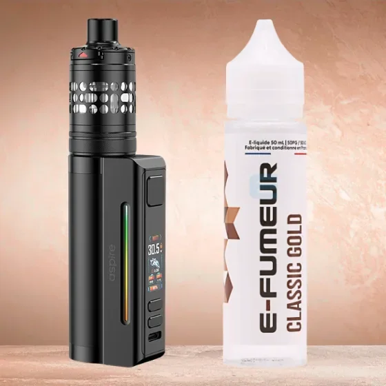 Pack Zelos M80 - Aspire X E-Fumeur — Nicotine: 3 mg