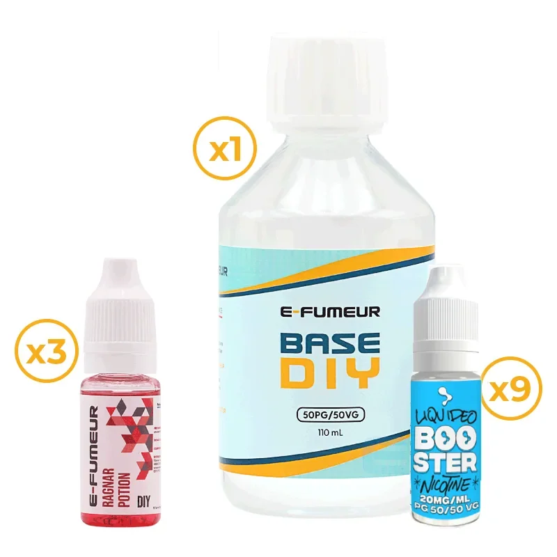 Pack DIY Ragnar Potion 230 mL - E-FUMEUR — Nicotine: 9 mg