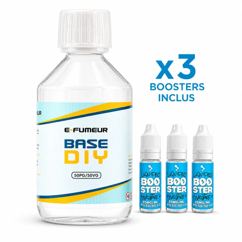 Pack DIY 50/50 200 mL - E-Fumeur — Nicotine: 3 mg
