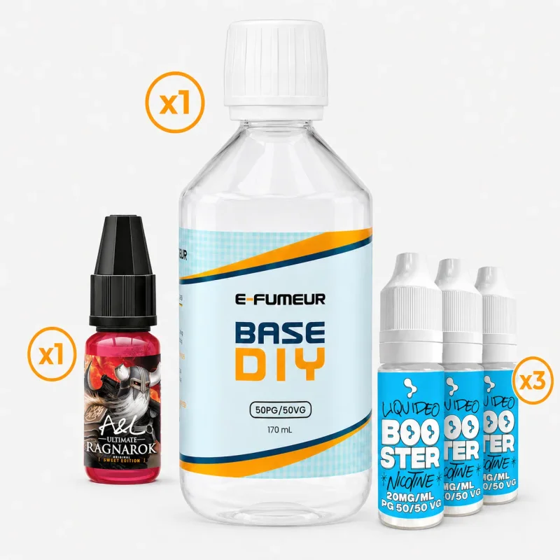 Pack DIY Ragnarok 210 mL - A&L Ultimate — Nicotine: 3 mg