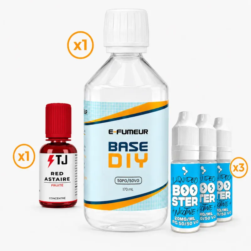 Pack DIY Red Astaire 230 mL - Tjuice — Nicotine: 3 mg
