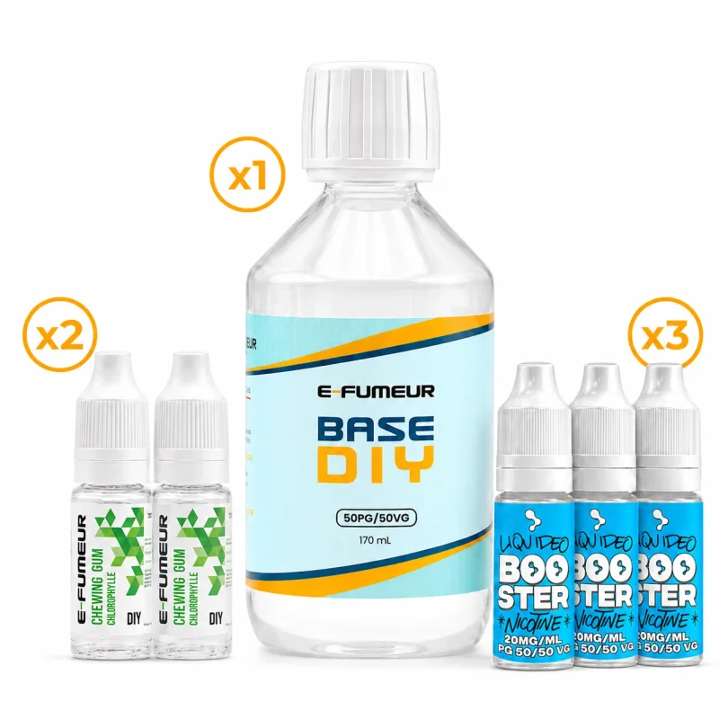 Pack DIY Chewing-Gum Chlorophylle 220 mL - E-FUMEUR — Nicotine: 3 mg