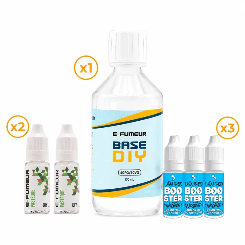 Pack DIY Pastèque 220 mL - E-FUMEUR — Nicotine: 3 mg