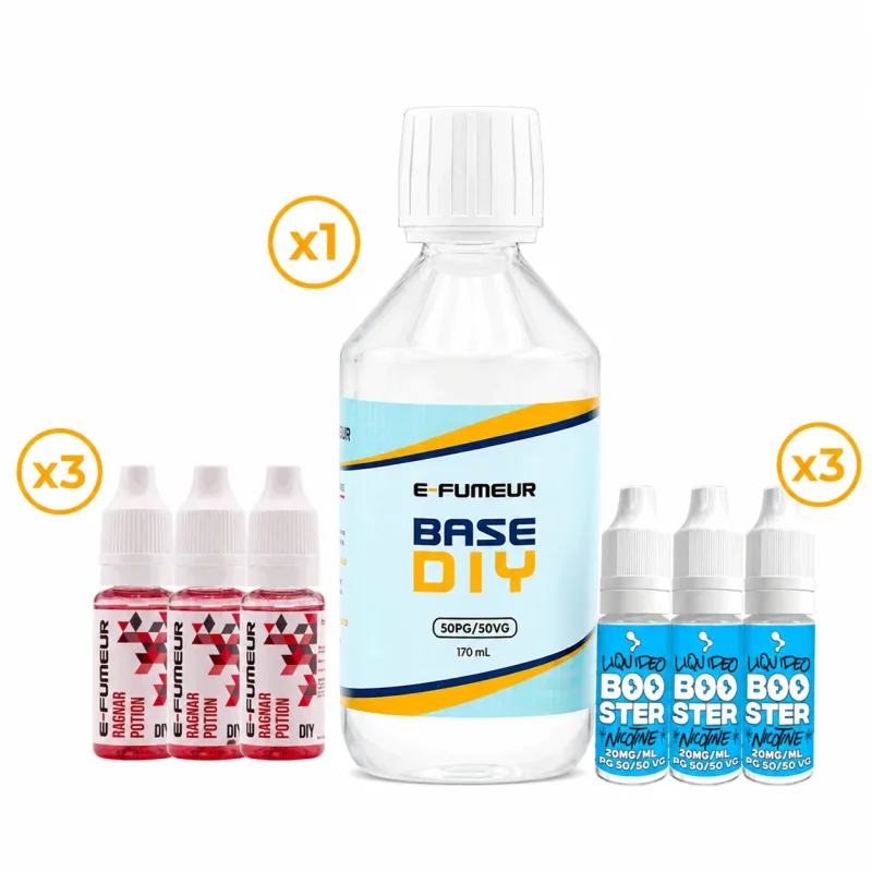 Pack DIY Ragnar Potion 230 mL - E-FUMEUR — Nicotine: 3 mg