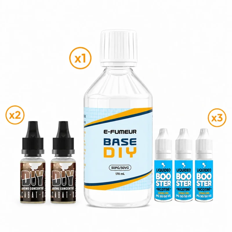 Pack DIY Cabat X 220 mL - Revolute — Nicotine: 3 mg
