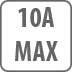 10 ampères max