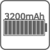 Autonomie 3200 mAh