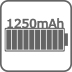 Autonomie 1250 mAh Autonomie 1250 mAh