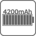 Autonomie 4200 mAh Autonomie 4200 mAh