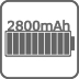 Autonomie 2800 mAh