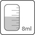 Capacité 8 mL Capacité 8 mL