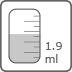 Capacité 1,9 mL