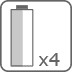 Accu x4 Accu x4