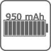 Autonomie 950 mAh