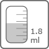 Capacité 1,8 mL