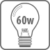 Puissance Max 60W Puissance Max 60W