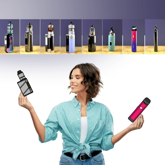 TUTO VIDÉO : Comparer 8 modèles de e-cigarettes pour débuter la vape