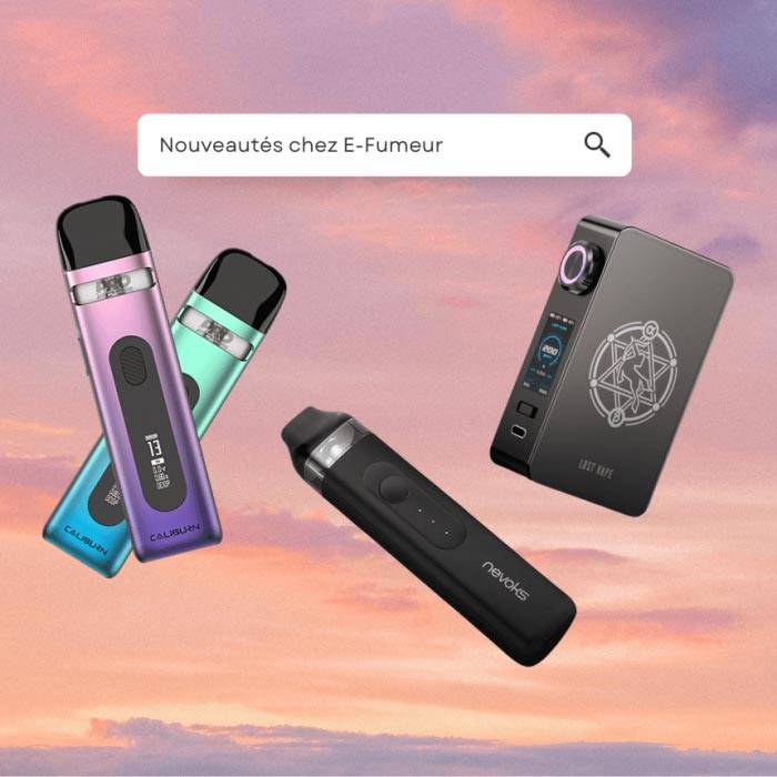 Avalanche de nouveautés e-cigarettes !