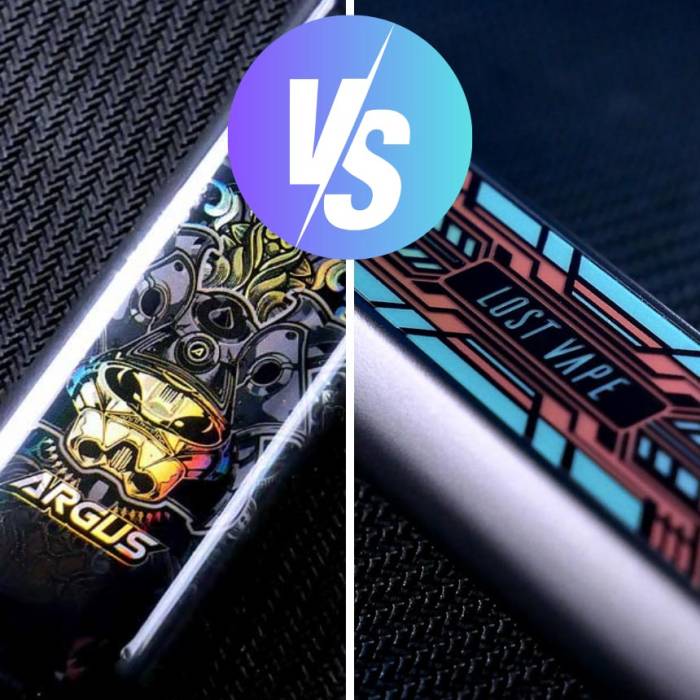 TEST : Voopoo VS Lost Vape la battle des pods