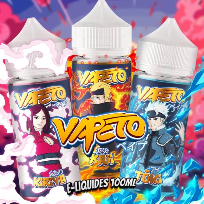 Découverte des 3 ninjas de la gamme Vapeto 100 mL